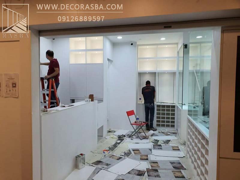 بازسازی ساختمان تجاری 66 اجرای بازسازی تجاری با دکورسبا