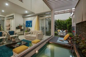 طراحی حیاط ویلا مدرن