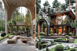 طراحی ویلا دوبلکس