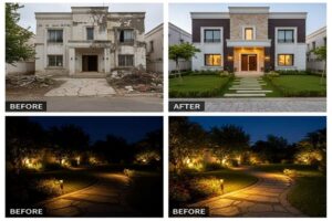 ایده بازسازی ویلا و باغ + (مراحل، مجوز و هزینه) 62 بازسازی باغ و ویلا