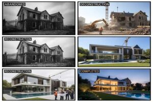 ایده بازسازی ویلا و باغ + (مراحل، مجوز و هزینه) 71 مراحل بازسازی ویلا