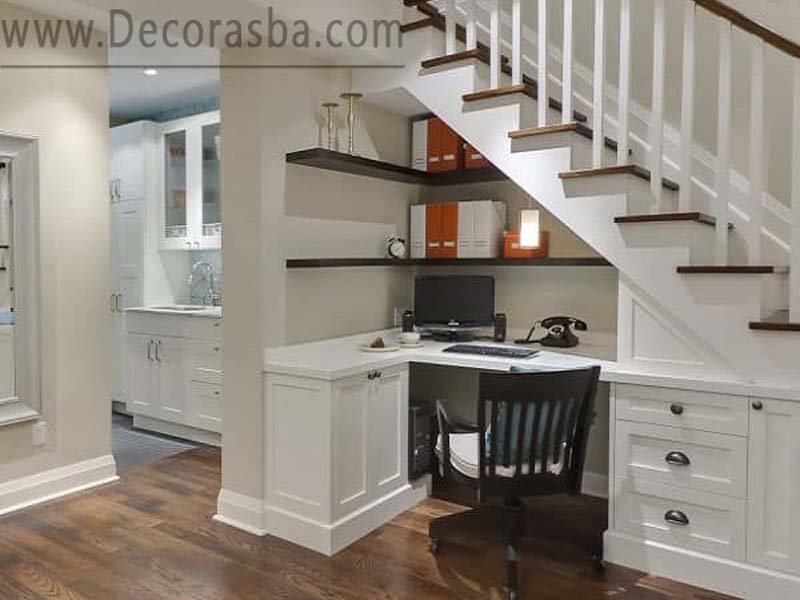 استفاده از فضای زیرپله بعنوان ایده بازسازی خانه