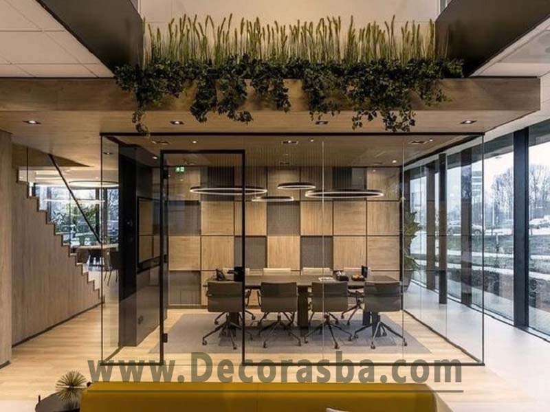 تصویری از بازسازی اداری با پارتیشن بندی جذاب و مدرن