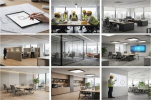 ایده بازسازی ساختمان اداری و دفترکار + (مراحل، مجوز و هزینه) 72 مجوز بازسازی ساختمان اداری