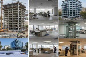 ایده بازسازی ساختمان اداری و دفترکار + (مراحل، مجوز و هزینه) 78 بازسازی دفتر اداری