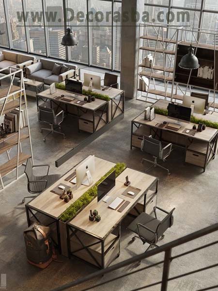 نورپردازی مناسب در بازسازی ساختمان اداری