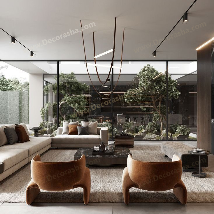 دکوراسیون داخلی مدرن 133 استفاده از طراحی بیوفیلیک در سبک مدرن در طراحی داخلی