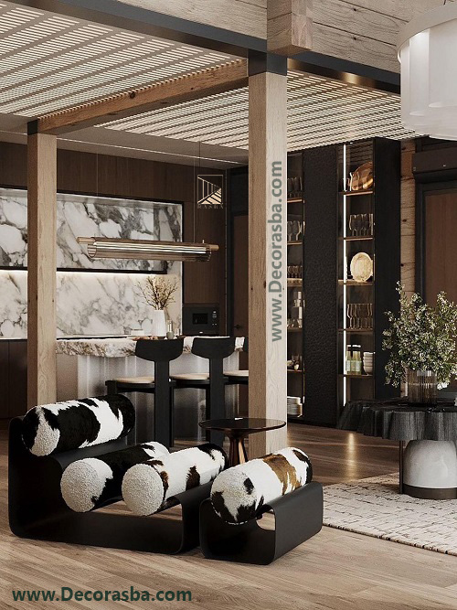 دکوراسیون داخلی مدرن 122 اهمیت سقف در طراحي داخلي مدرن