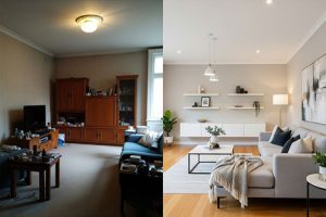 بازسازی آپارتمان های قدیمی کوچک