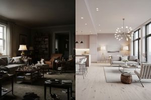 بازسازی آپارتمان کوچک