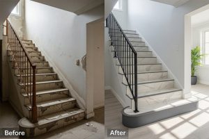بازسازی راه پله خانه