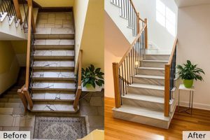 متریال بازسازی راه پله