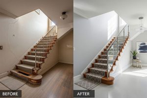 مدت زمان بازسازی راه پله