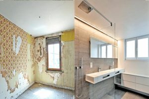 مراحل تعمیر نشست و ترک عمیق دیوار + (هزینه و متریال بازسازی) 58 بازسازی دیوار