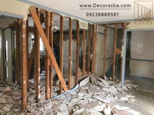 بازسازی دیوار قدیمی خانه و ساختمان