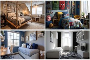 اتاق خواب پسرانه لاکچری