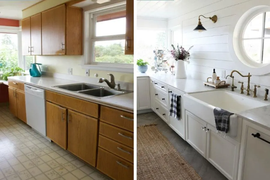 دکور آشپزخانه با وسایل ساده