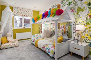 +15 دکوراسیون اتاق کودک + (ایدههای خلاقانه چیدمان) 81 دکور اتاق کودک دخترانه