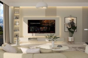 +12 دکور پشت تلویزیون + (جدیدترین دکور TV Wall) 65 دکور تلویزیون دیواری جدید