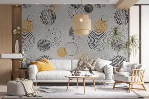 +15 دکوراسیون کاغذ دیواری برای فضاهای مختلف + (جدیدترین رنگ و مدل ها) 81 دکوراسیون منزل با کاغذ دیواری