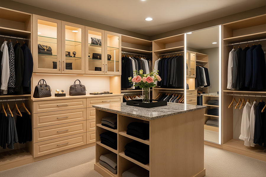 +15 طرح کمد دیواری جدید اتاق خواب + (نکات انتخاب متریال و اکسسوری) 71 طرح کمد دیواری اتاق خواب