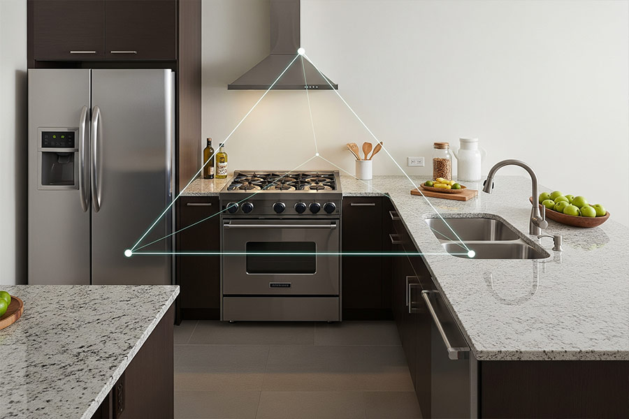 +12 ایده دکور کابینت کنار یخچال + (بهترین مکان قرارگیری یخچال) 61 دکور کنار یخچال