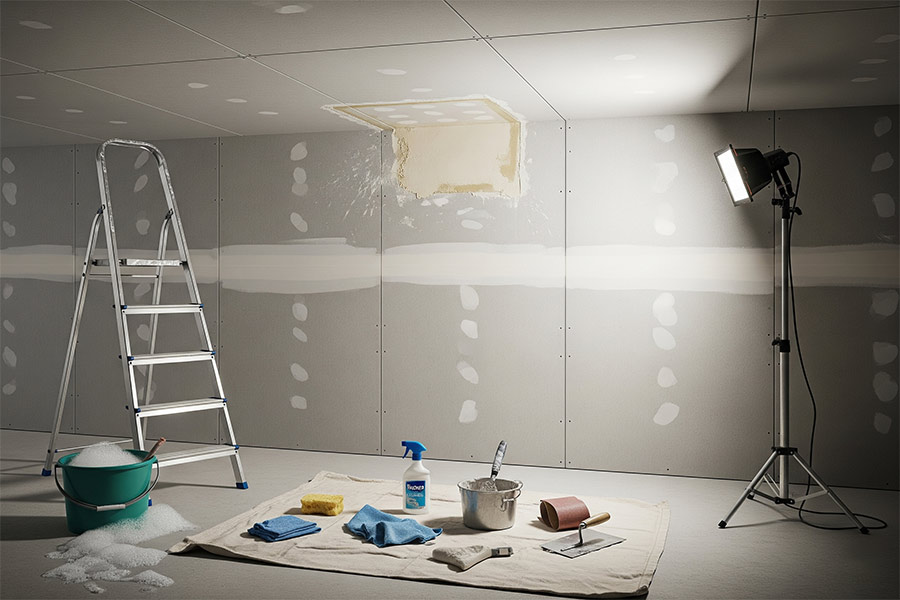 +10 طرح کناف دیوار + (مراحل اجرا و نحوه نگهداری) 76 نگهداری و تمیز کردن دیوار کناف