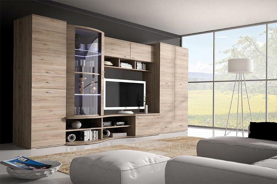 14 طرح کمد دیواری پذیرایی شیک + (نکات چیدمان و طراحی) 76 کمد دیواری در پذیرایی