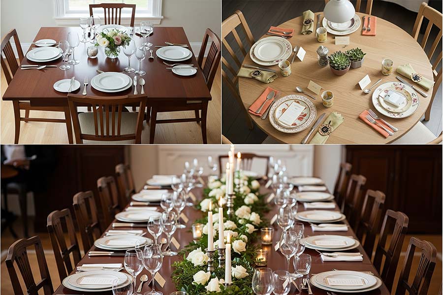 18 مدل دکور میز ناهار خوری + (ایده چیدمان شیک براساس ابعاد فضا) 91 دکور روی میز ناهار خوری