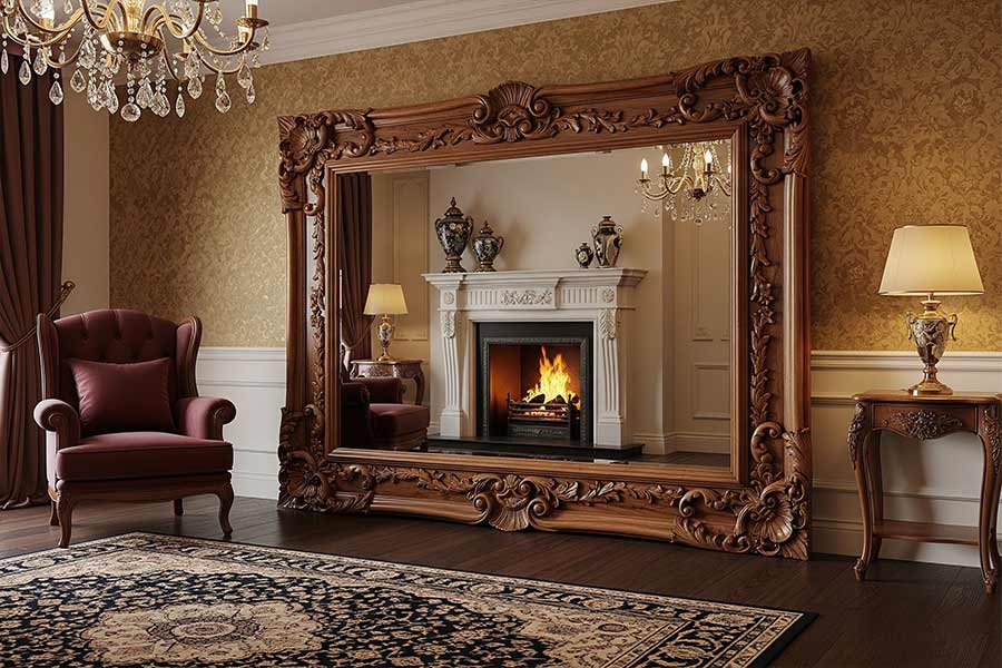 +25 طرح آینه دکوراتیو در دکوراسیون داخلی + (مکان های ایده آل نصب) 141 قاب آینه دکوراتیو