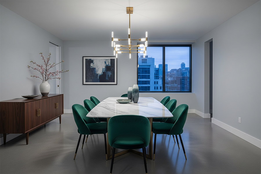 18 مدل دکور میز ناهار خوری + (ایده چیدمان شیک براساس ابعاد فضا) 98 تزیینات میز ناهارخوری