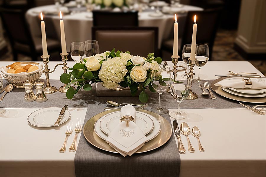 18 مدل دکور میز ناهار خوری + (ایده چیدمان شیک براساس ابعاد فضا) 88 دکور روی میز ناهار خوری