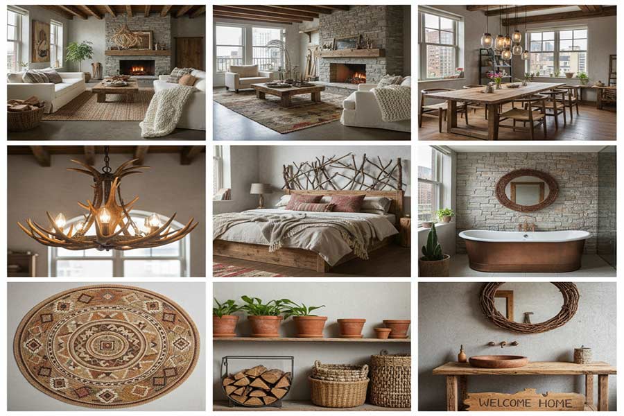 سبک روستیک در معماری داخلی