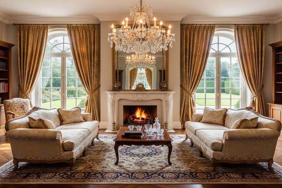 +15 مدل پرده پذیرایی جدید + (نکات انتخاب انواع پرده پذیرایی) 91 مدل پرده پذیرایی کلاسیک