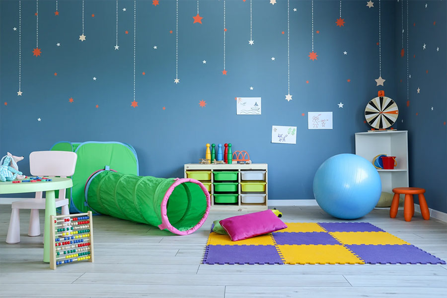 روانشناسی رنگ و جذابیت فضا خانه بازی کودک