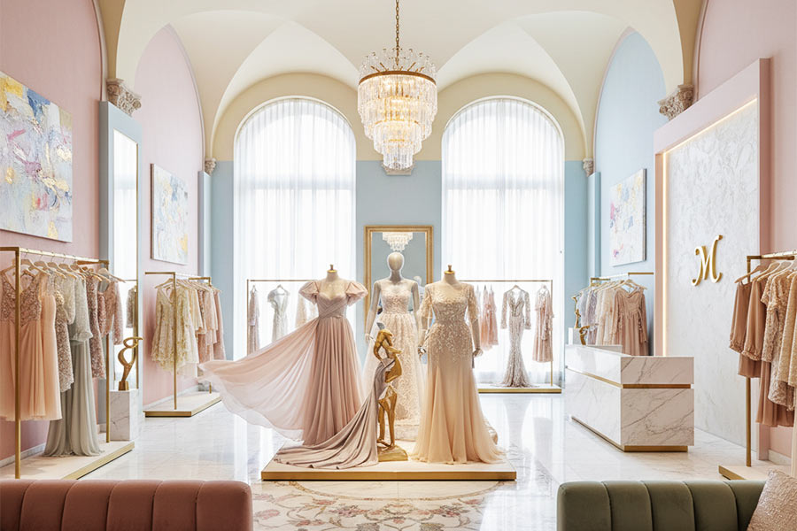 رنگ‌ بندی و روانشناسی رنگ‌ ها در فروشگاه پوشاک