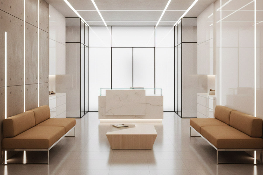 دکور مطب زیبایی سبک مدرن