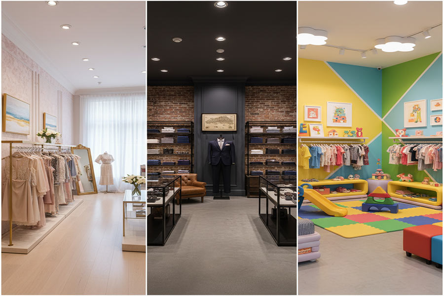 دکوراسیون مغازه پوشاک