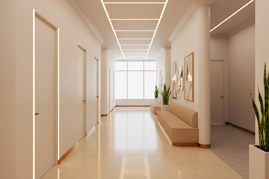 دکوراسیون داخلی مطب زیبایی