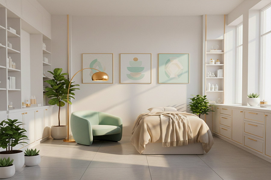 دکوراسیون کلینیک زیبایی