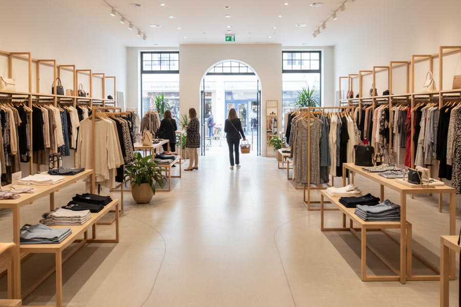 دکوراسیون مغازه پوشاک