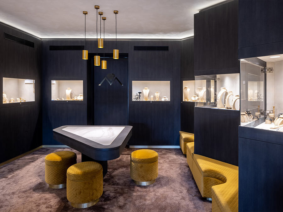 طراحی دکوراسیون داخلی طلا فروشی