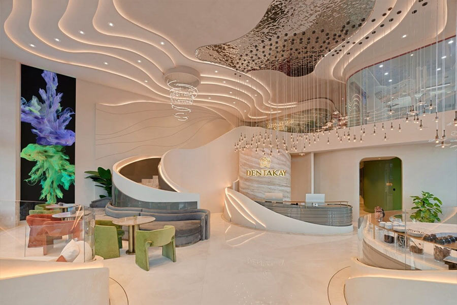 دکوراسیون مطب دندانپزشکی (+12 ایده دکور دندانپزشکی شیک و لاکچری) 66 دکوراسیون مطب دندانپزشکی شیک