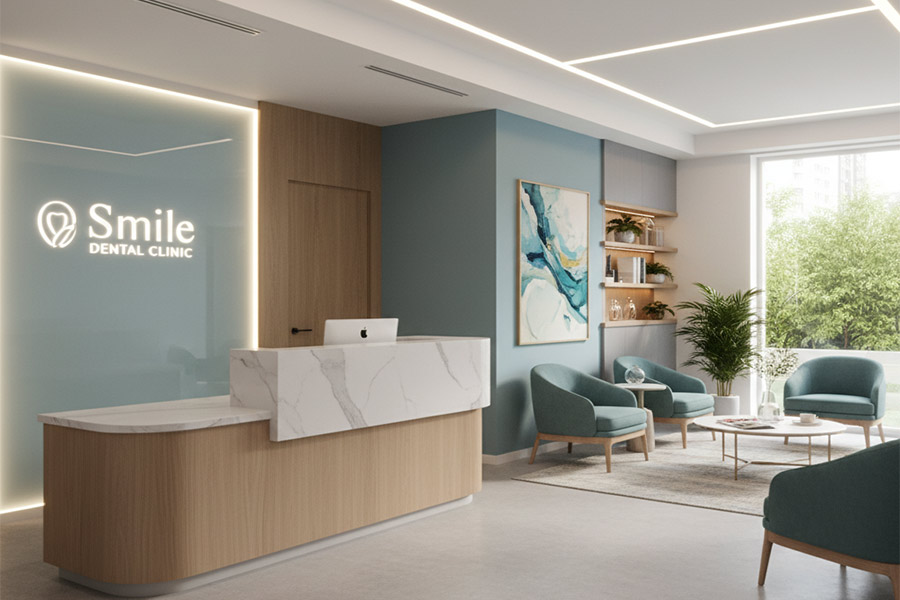 دکوراسیون مطب دندانپزشکی (+12 ایده دکور دندانپزشکی شیک و لاکچری) 67 دکوراسیون مطب دندانپزشکی لاکچری