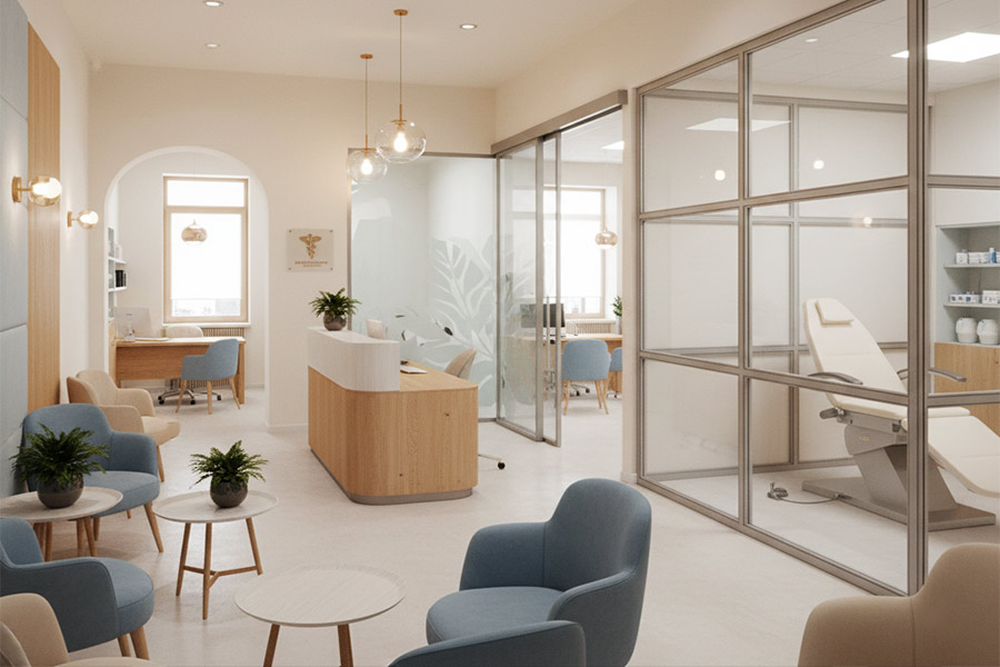 ایده دکوراسیون داخلی مطب زنان و مامایی + (مشاوره، طراحی، اجرا) 74 دکوراسیون مطب زنان زایمان