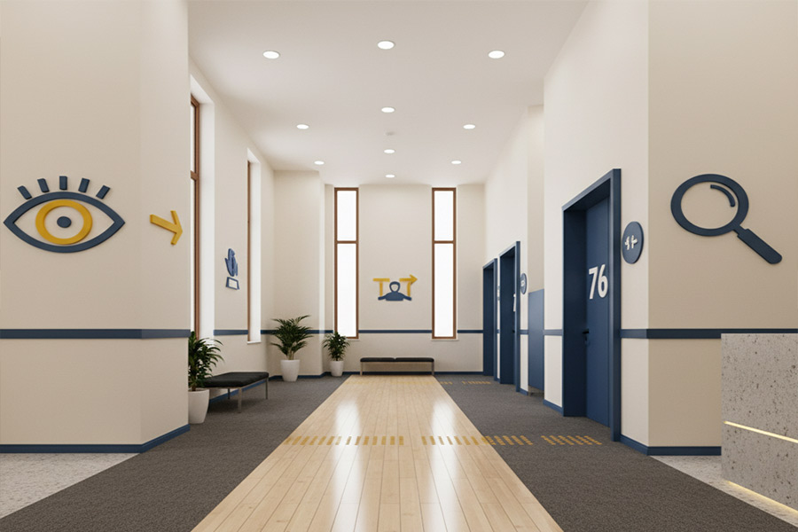 دکوراسیون مطب چشم پزشکی و بینایی سنجی + (مشاوره، طراحی و اجرا) 81 دکوراسیون مطب بینایی سنجی