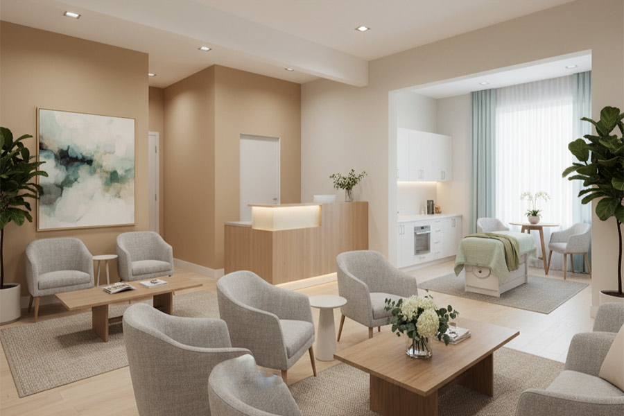 ایده دکوراسیون داخلی مطب زنان و مامایی + (مشاوره، طراحی، اجرا) 76 دکوراسیون مطب زنان زایمان