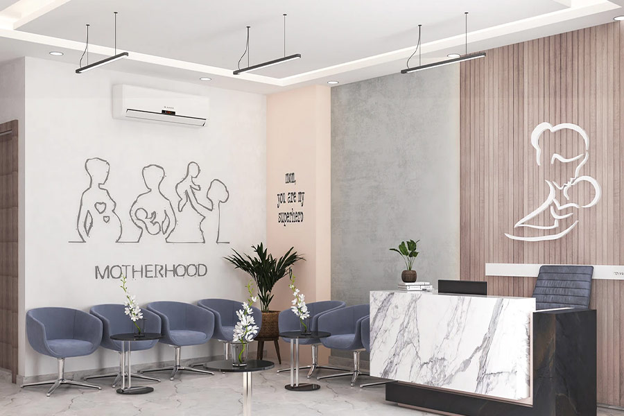 ایده دکوراسیون داخلی مطب زنان و مامایی + (مشاوره، طراحی، اجرا) 78 دکوراسیون مطب متخصص زنان