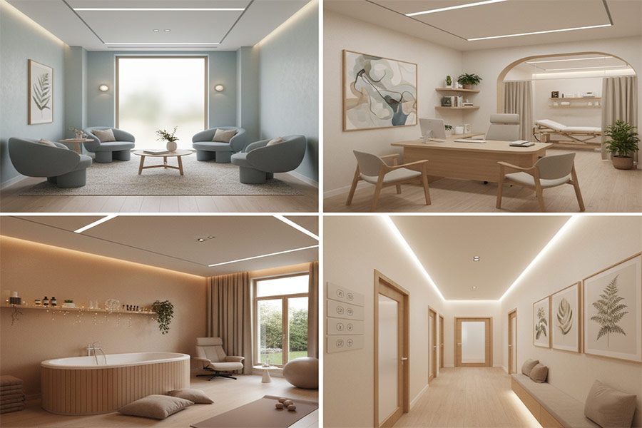 ایده دکوراسیون داخلی مطب زنان و مامایی + (مشاوره، طراحی، اجرا) 77 دکوراسیون داخلی مطب مامایی