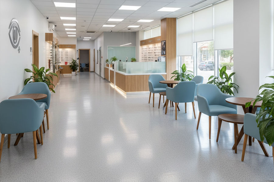 دکوراسیون مطب چشم پزشکی و بینایی سنجی + (مشاوره، طراحی و اجرا) 83 دکور مطب چشم پزشکی